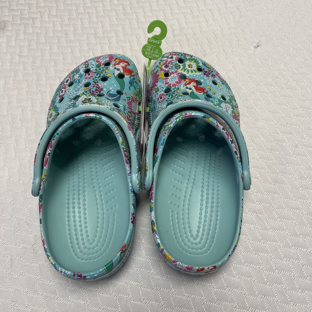 Crocs Vera Bradley The Little Mermaid Disney Clogs Pure Water 207908-4SS W6